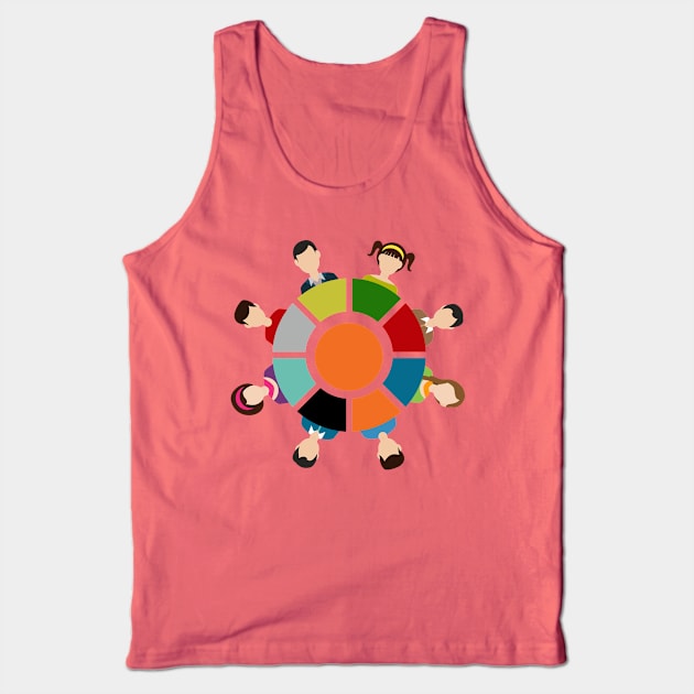 People Human Group Person Symbol Male Female Tank Top by SWEIRKI